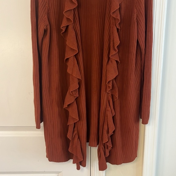 Y2K Vintage Ruffle Cardigan Sweater Circa 2008 , Size: XXL - Picture 11 of 17